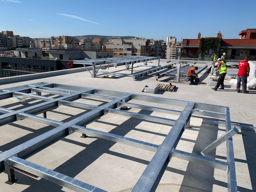Montaj structuri metalice cu echipa specializata Metal Shop Design